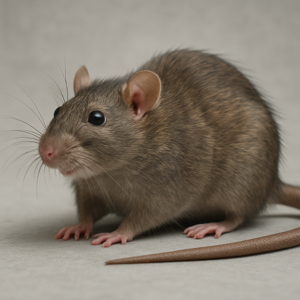 Einzelne Ratte